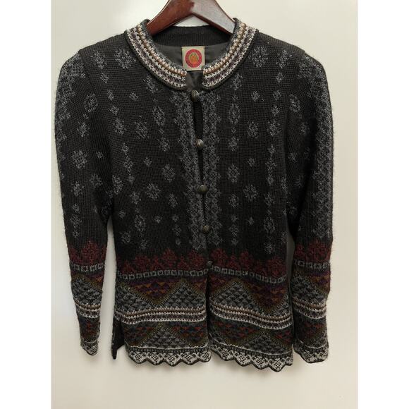 Millma Bolivia 100% Alpaca Cardigan Sweater sz XS - Picture 2 of 7